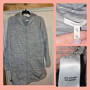 Maurices Heather Gray Zip Hoodie